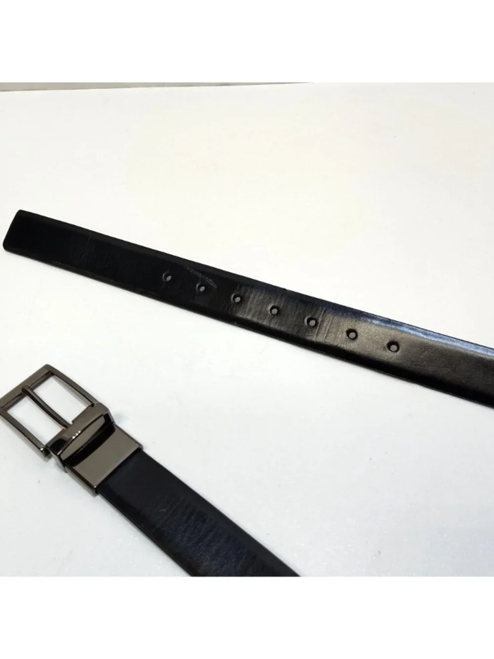 CLF Handcrafted Reversible Faux Leather Belt 54/135 52